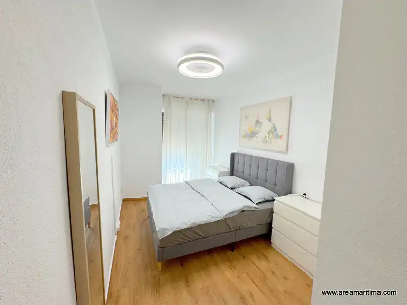 Bedroom of Flat for rent in Alboraya  with Air Conditioner, Parquet flooring and Furnished