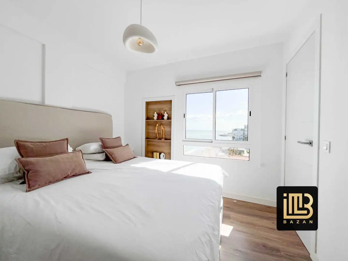 Bedroom of Flat for rent in Málaga  with Air Conditioner, Heating and Terrace