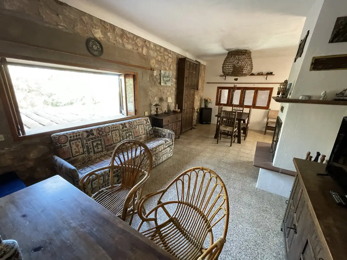 Sala d'estar de Casa o xalet en venda en Formentera amb Jardí privat, Terrassa i Piscina