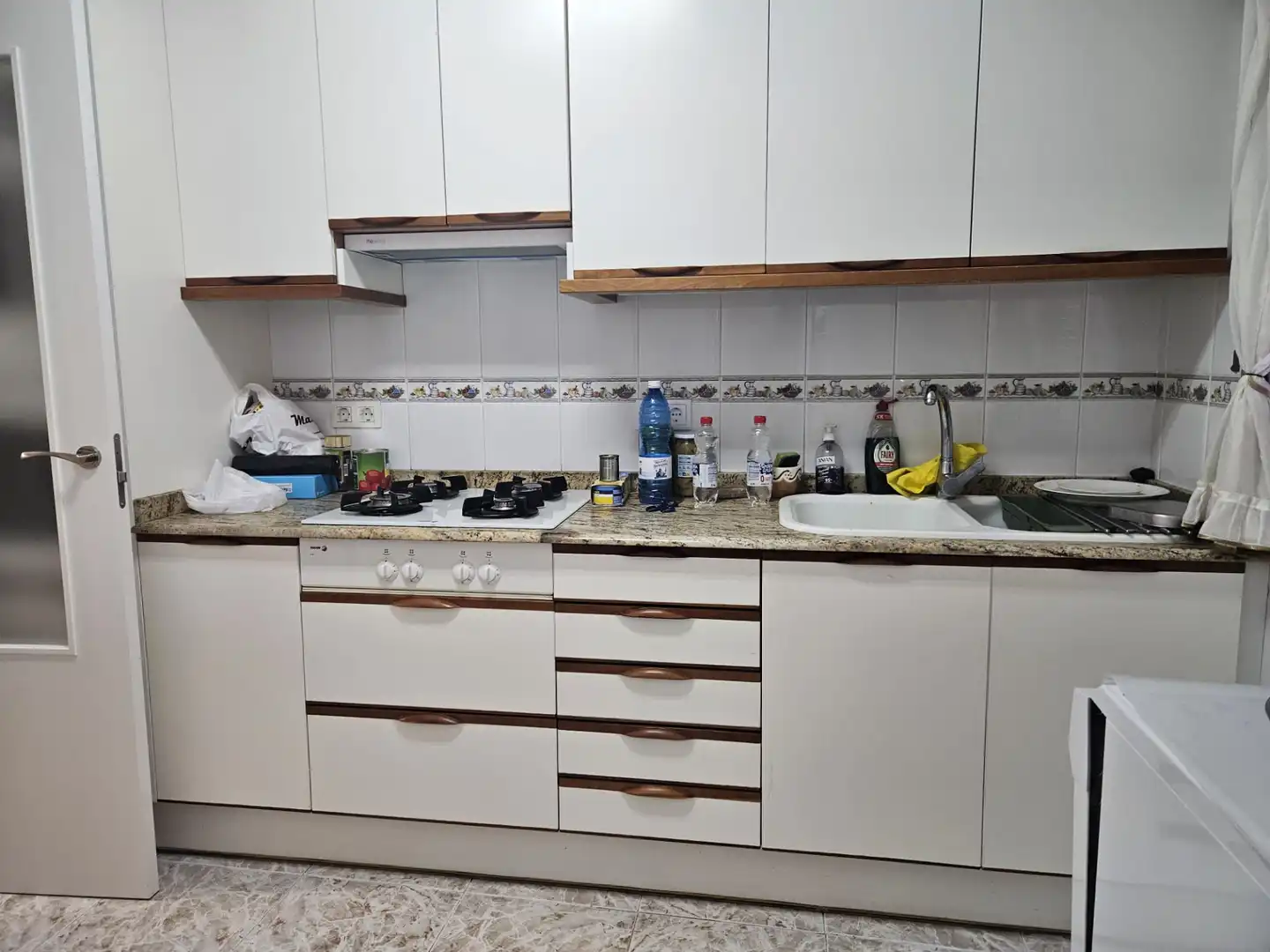 Kitchen of Flat for rent in Castellón de la Plana / Castelló de la Plana  with Air Conditioner, Heating and Furnished