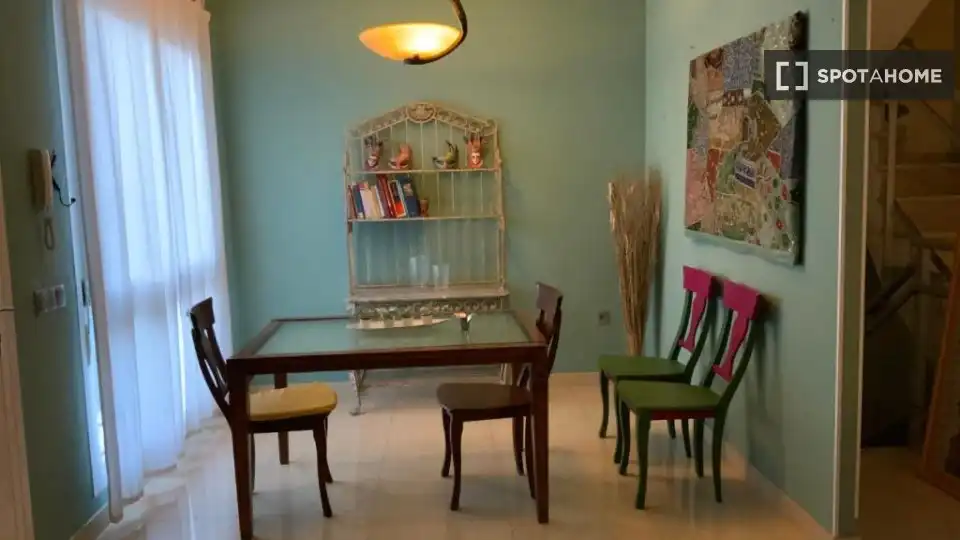 Dining room of Flat for rent in Cullera  with Air Conditioner, Heating and Furnished