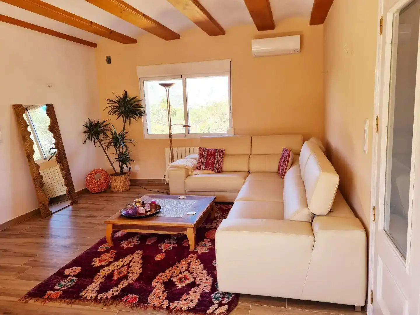 Sala de estar de Finca rústica en venta en Pedreguer con Aire acondicionado, Jardín privado y Balcón