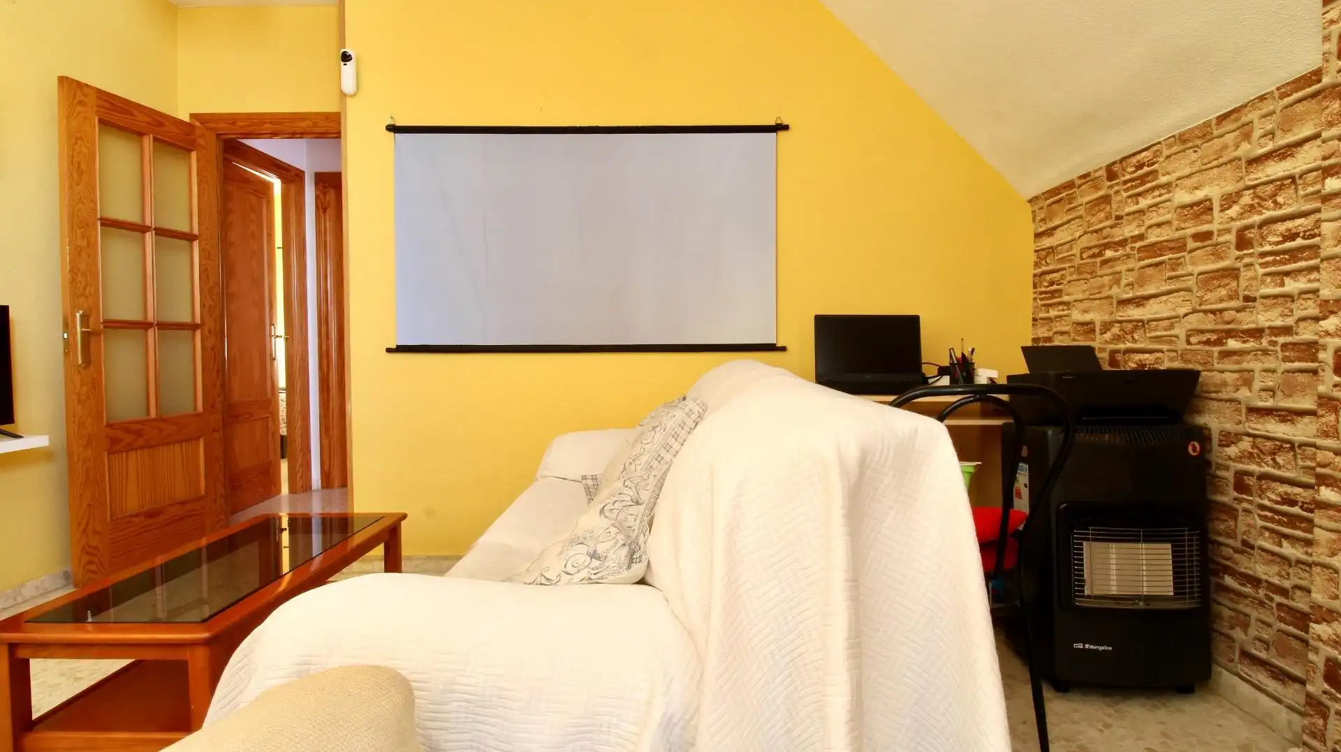 Living room of Attic for sale in Roquetas de Mar  with Terrace and Furnished