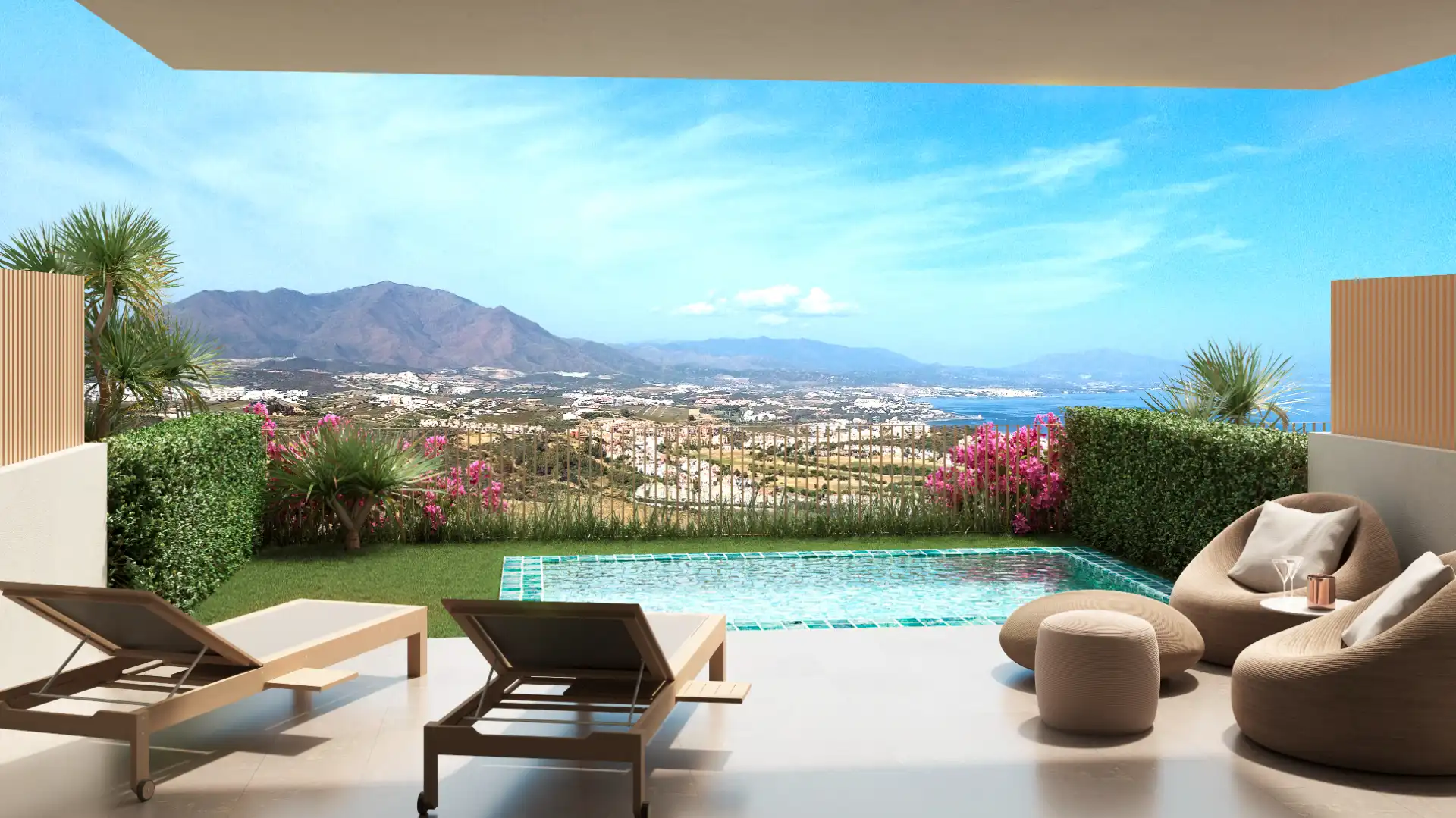 Terraza de Casa o chalet en venta en Estepona con Terraza, Piscina y Alarma