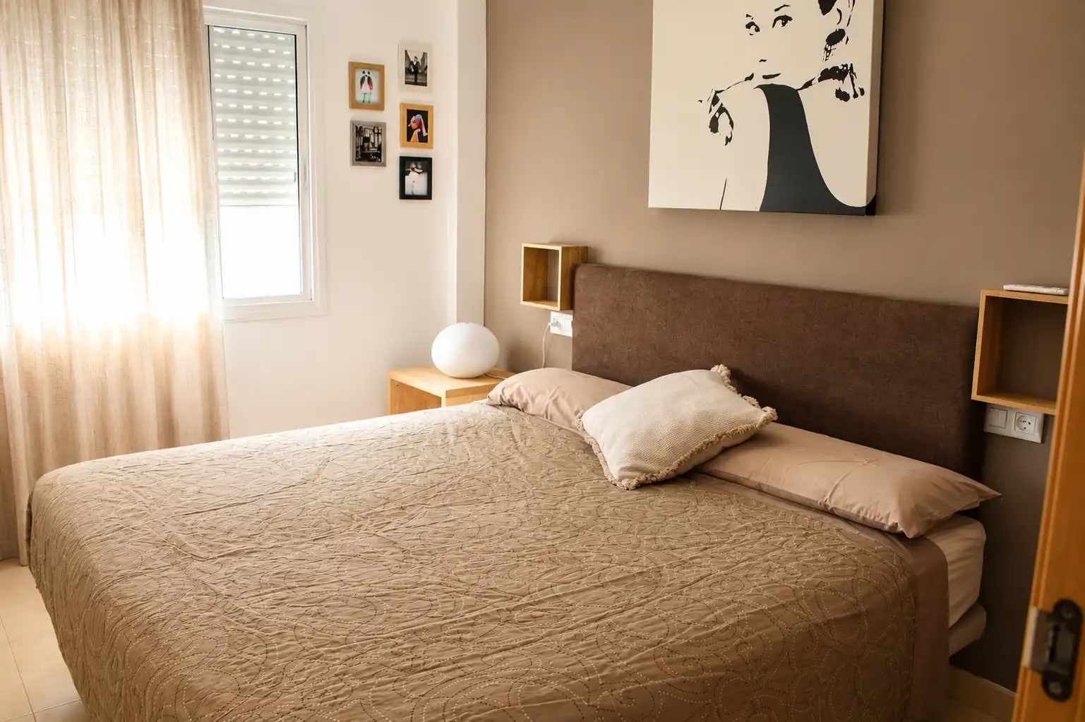 Bedroom of Flat for rent in Palamós  with Air Conditioner, Heating and Terrace