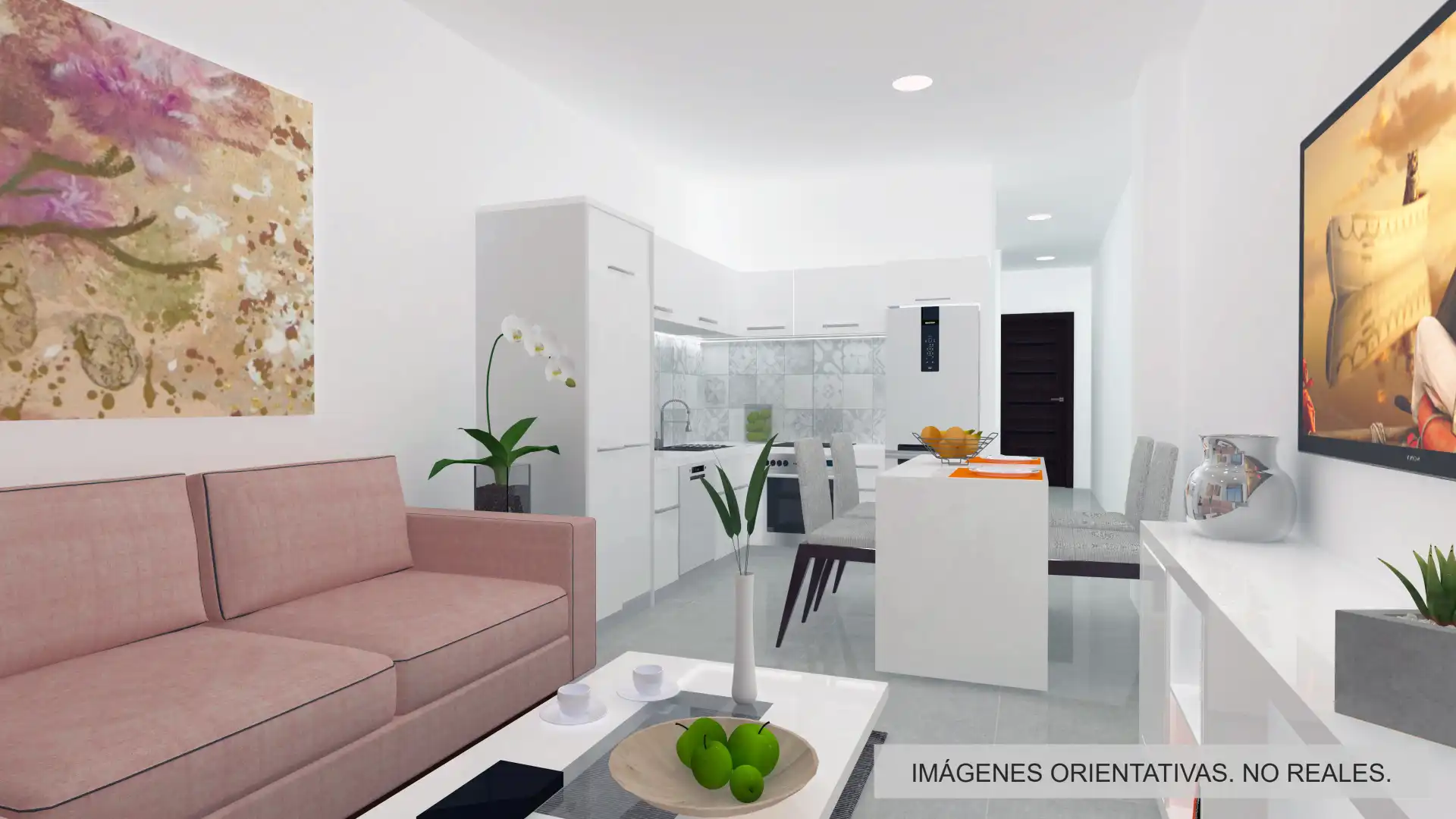 Sala de estar de Estudio en venta en Las Palmas de Gran Canaria con Terraza, Trastero y Horno