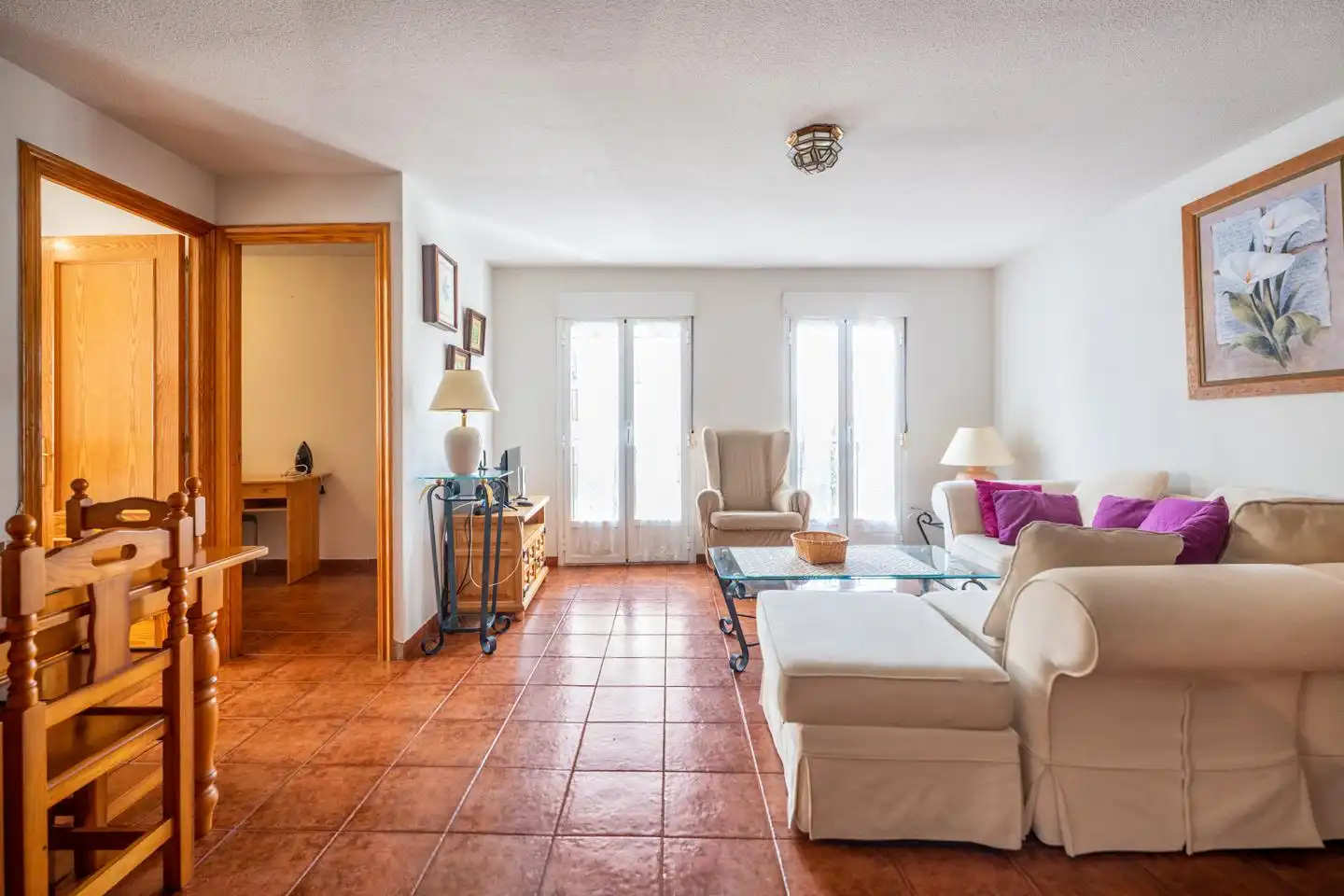 Wohnzimmer von Wohnung zum Verkauf in Ávila Capital mit Heizung und Möbliert