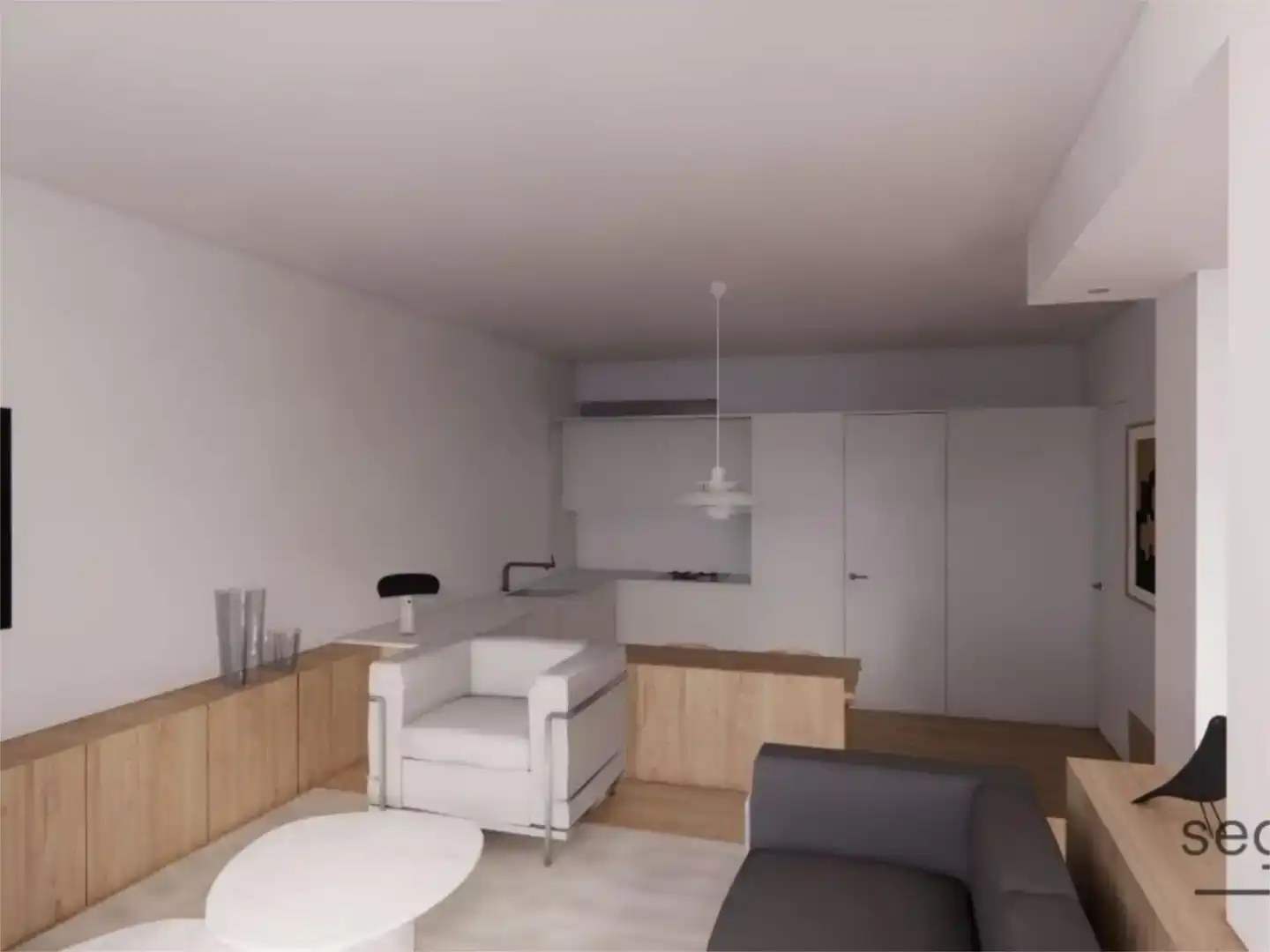 Sala d'estar de Planta baixa en venda en Pontevedra Capital 