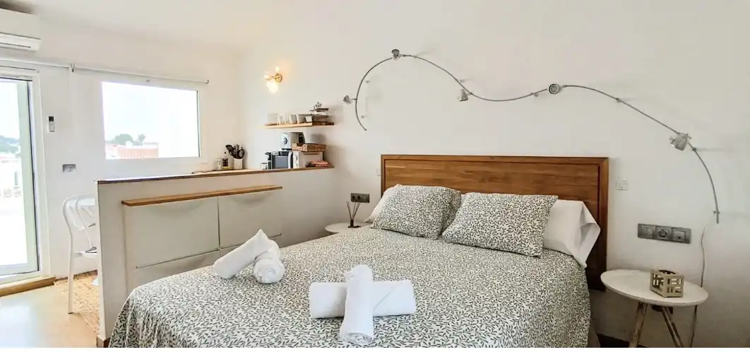 Bedroom of Lofts for rent in Ciutadella de Menorca  with Air Conditioner, Parquet flooring and Terrace