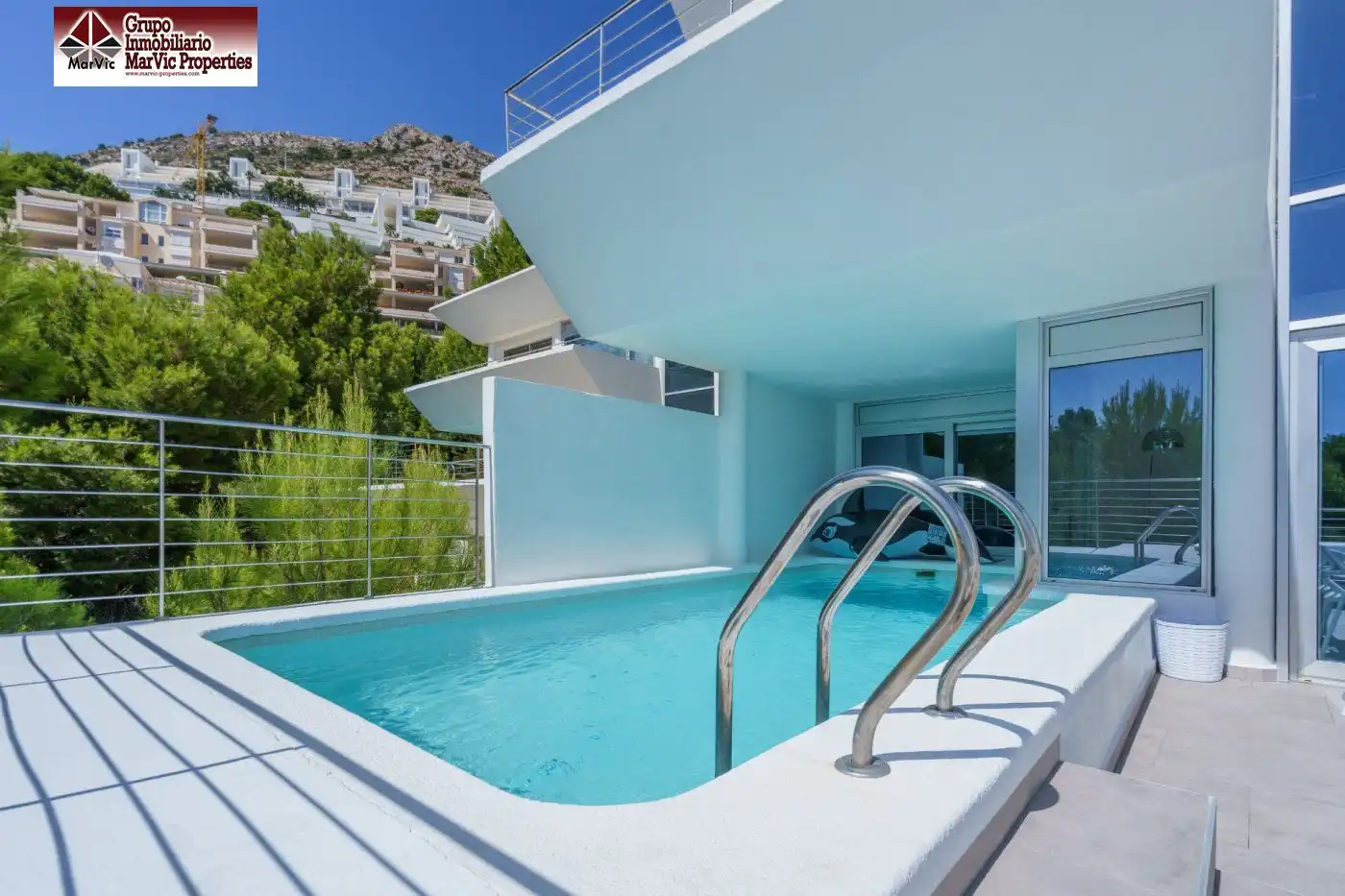 Piscina de Casa adosada en venta en Altea con Aire acondicionado, Calefacción y Terraza