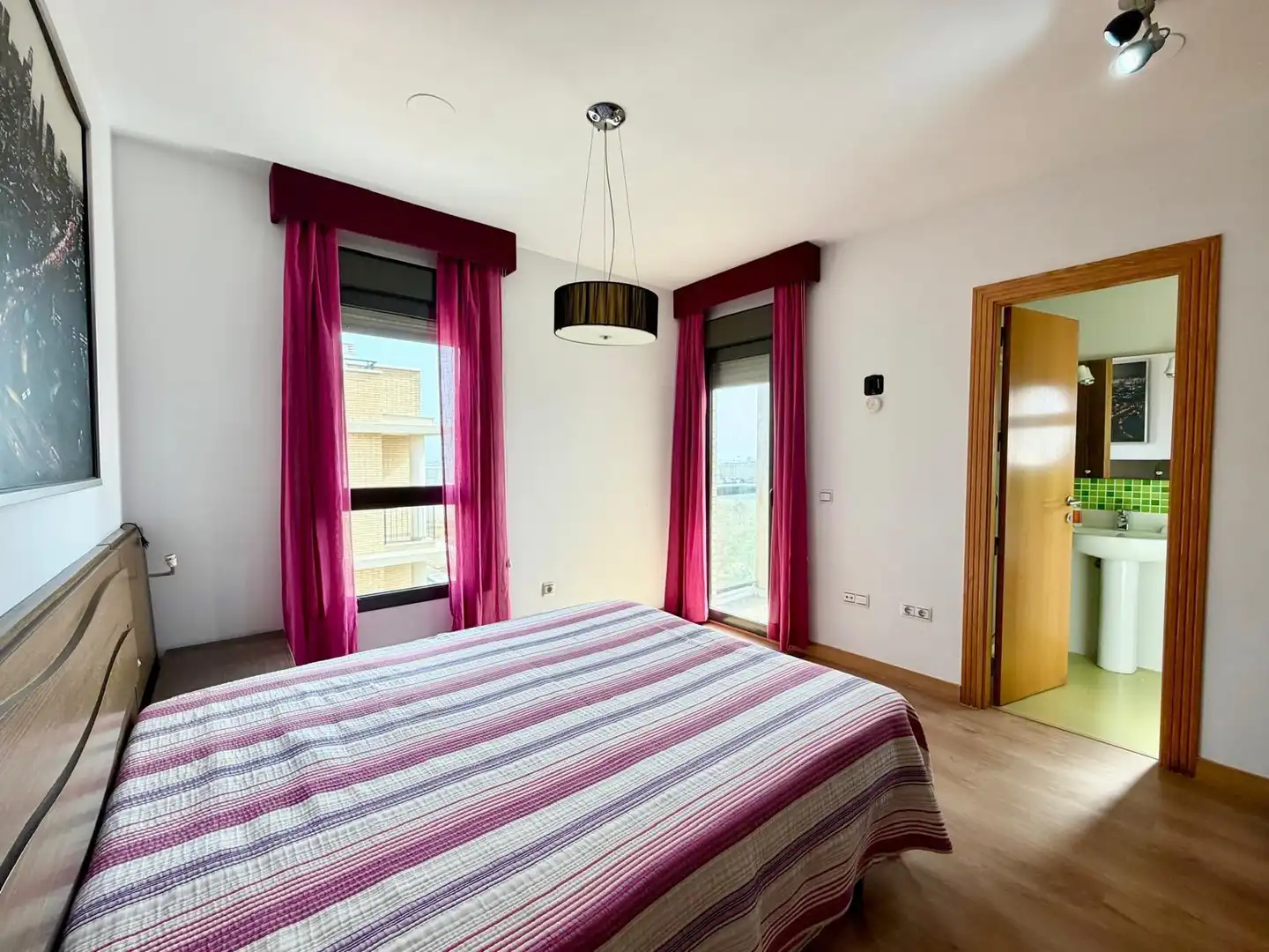 Schlafzimmer von Wohnung zum Verkauf in Vícar mit Klimaanlage, Terrasse und Möbliert