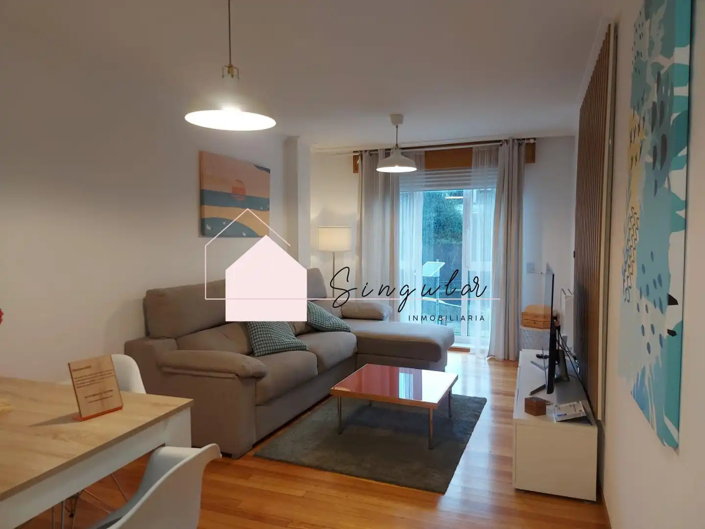 Wohnzimmer von Wohnungen zum Verkauf in Ribeira mit Heizung und Möbliert