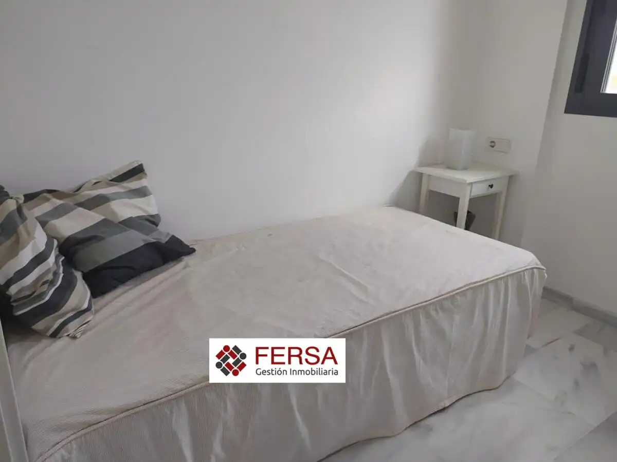 Schlafzimmer von Wohnung zur Miete in El Puerto de Santa María mit Klimaanlage, Heizung und Privatgarten