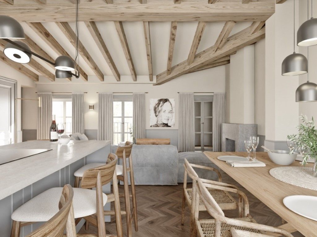 Sala d'estar de Apartament en venda en  Palma de Mallorca amb Aire condicionat, Jardí privat i Terrassa