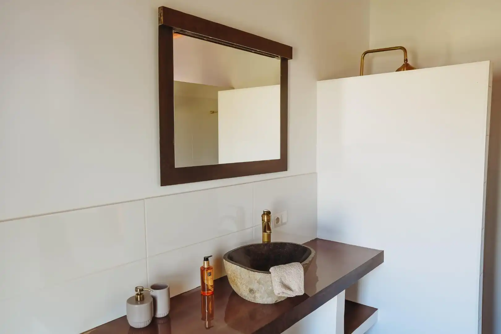 Badezimmer von Country house zum Verkauf in Álora mit Klimaanlage, Heizung und Privatgarten
