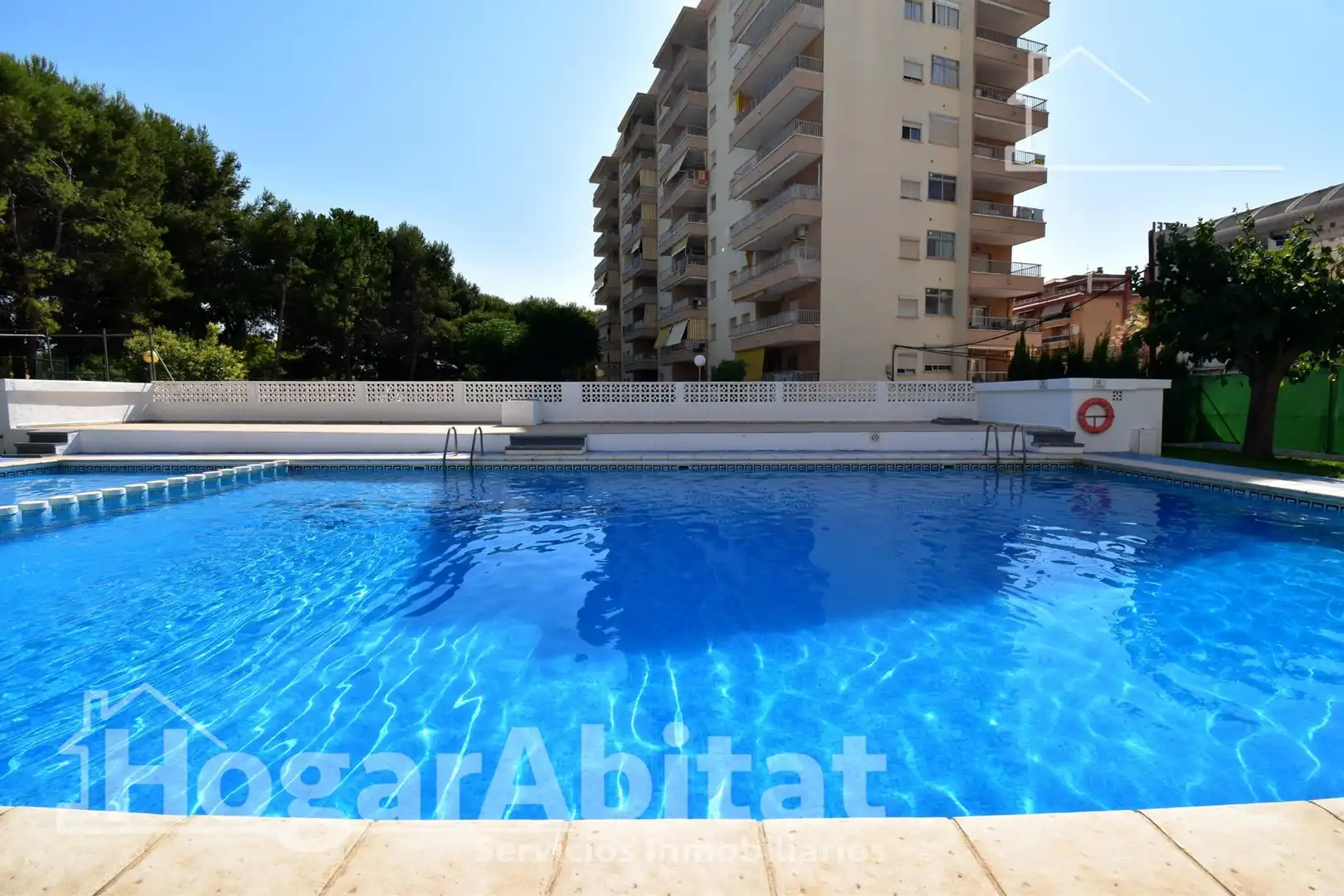 Swimming pool of Flat for sale in Miramar  with Air Conditioner, Terrace and Balcony