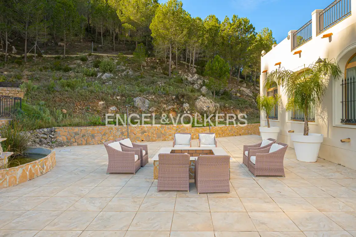 Terrace of Houses for sale in El Castell de Guadalest  with Private garden, Swimming Pool and Jacuzzi