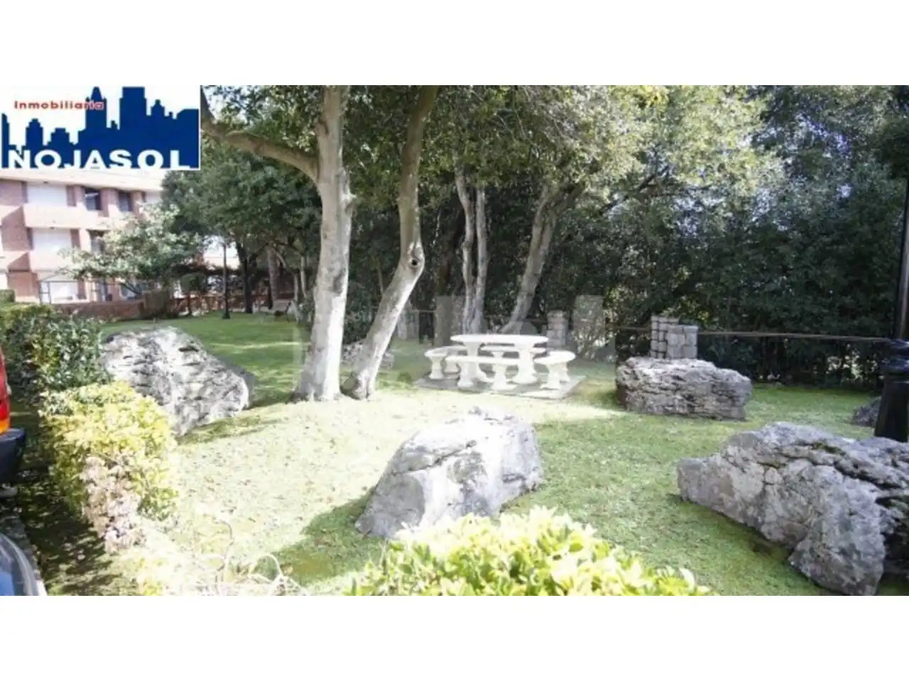 Garten von Dachboden zur Miete in Noja mit Heizung, Terrasse und Möbliert