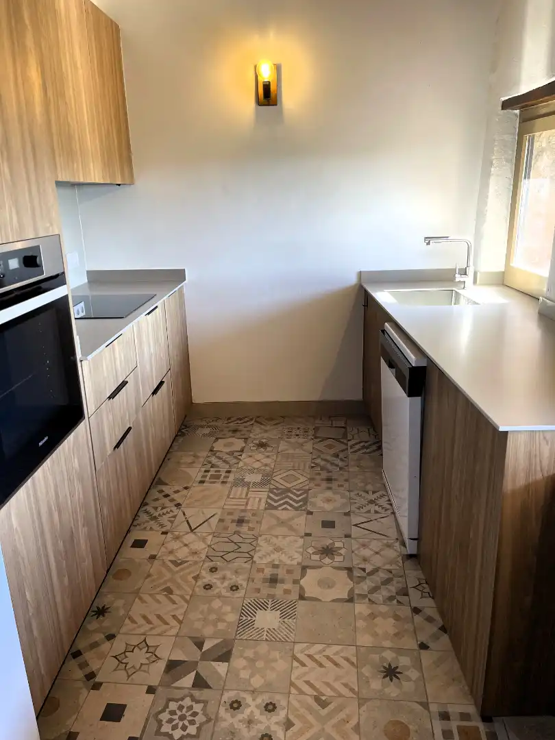 Kitchen of Flat for rent in La Vall d'en Bas  with Heating and Balcony