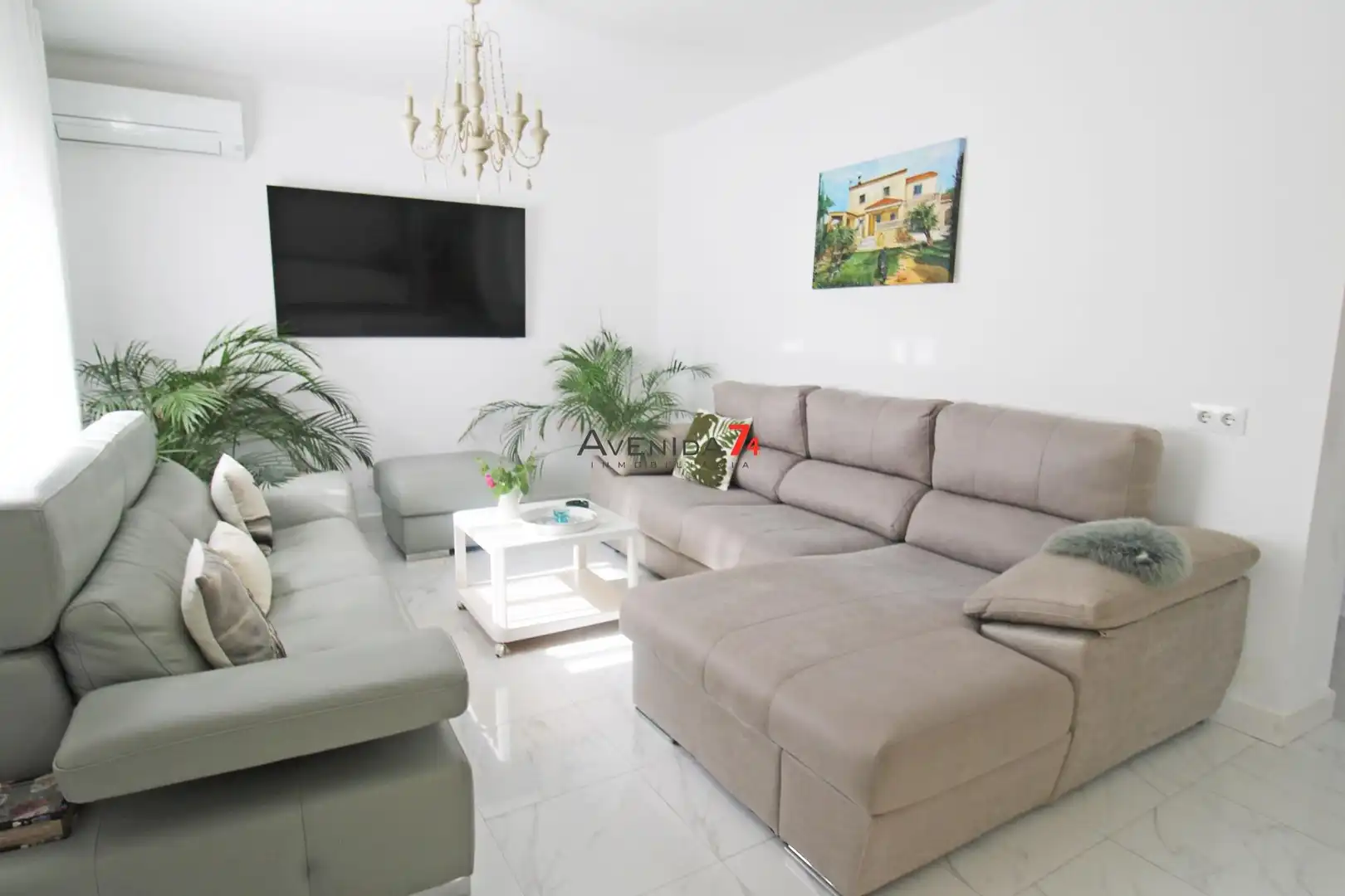 Living room of Houses for sale in Lorca  with Air Conditioner, Heating and Private garden