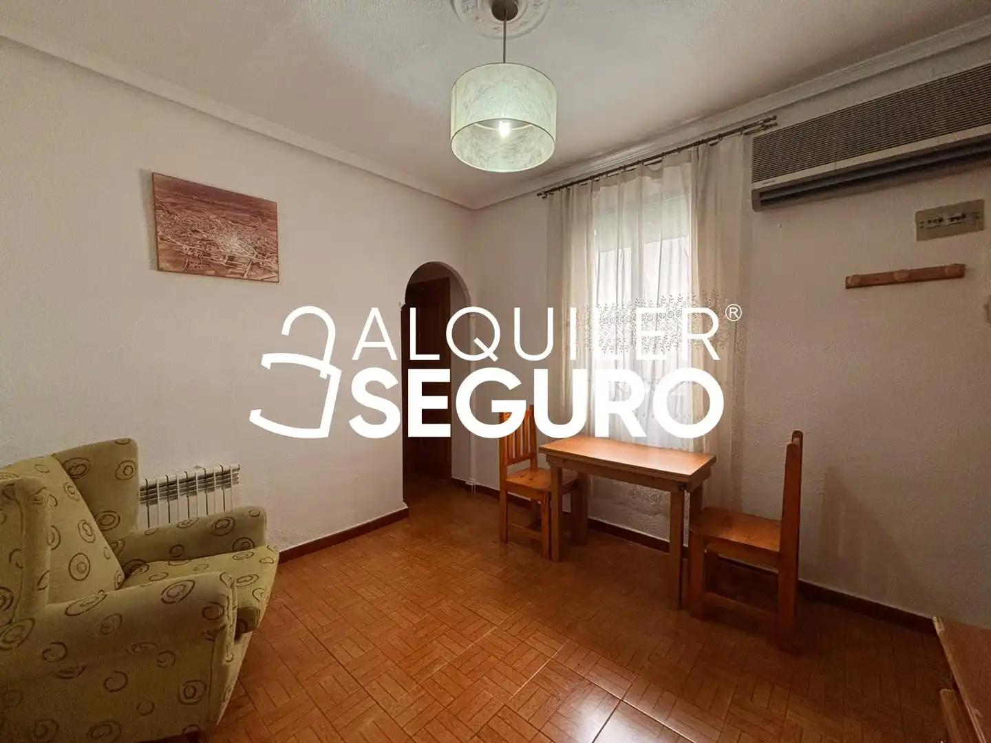 Wohnzimmer von Wohnung zur Miete in Madrid mit Klimaanlage und Heizung