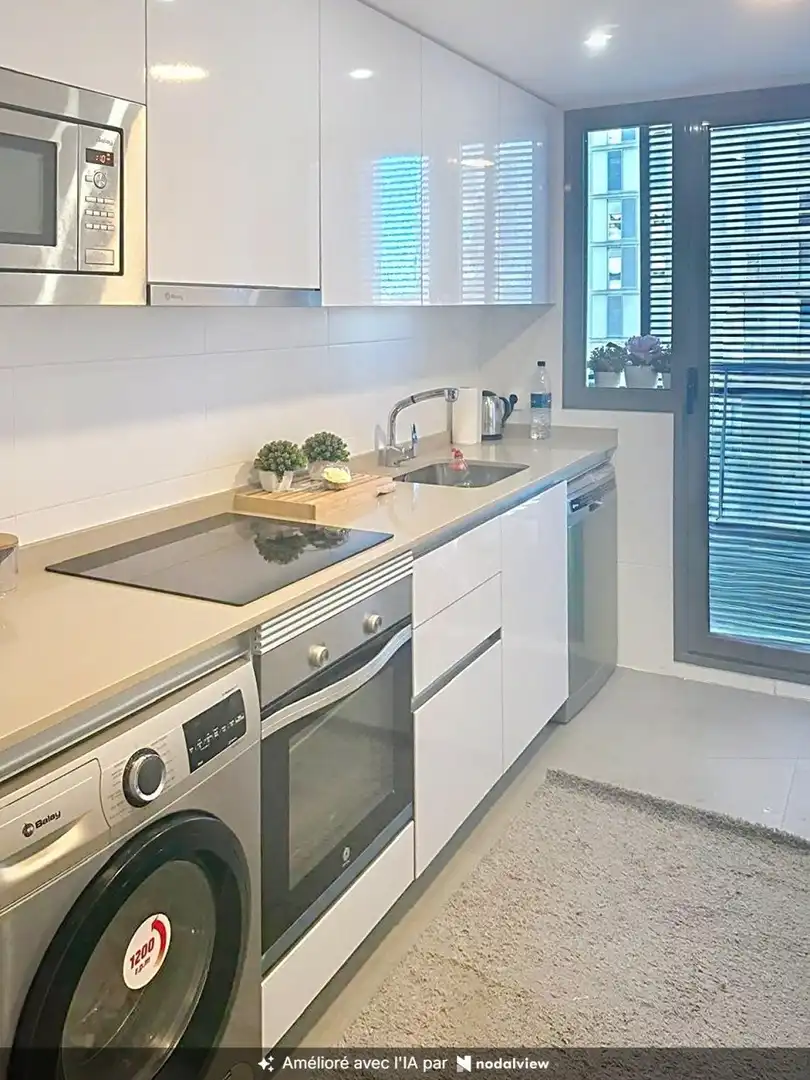Kitchen of Flat for rent in Valencia  with Air Conditioner, Heating and Furnished