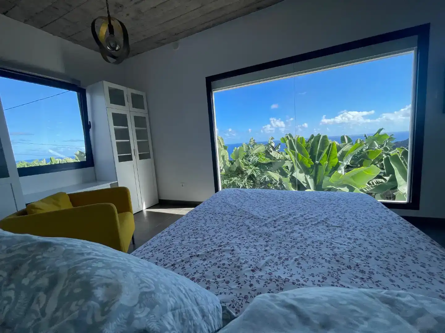 Dormitori de Apartament de lloguer en Barlovento amb Jardí privat i Moblat