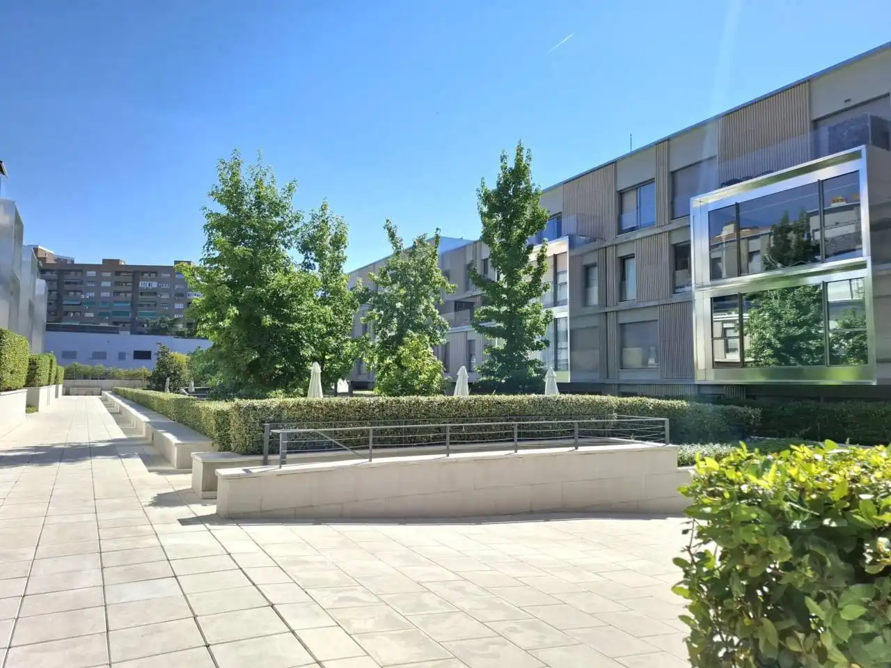 Vista exterior de Piso de alquiler en Madrid con Aire acondicionado, Calefacción y Parquet