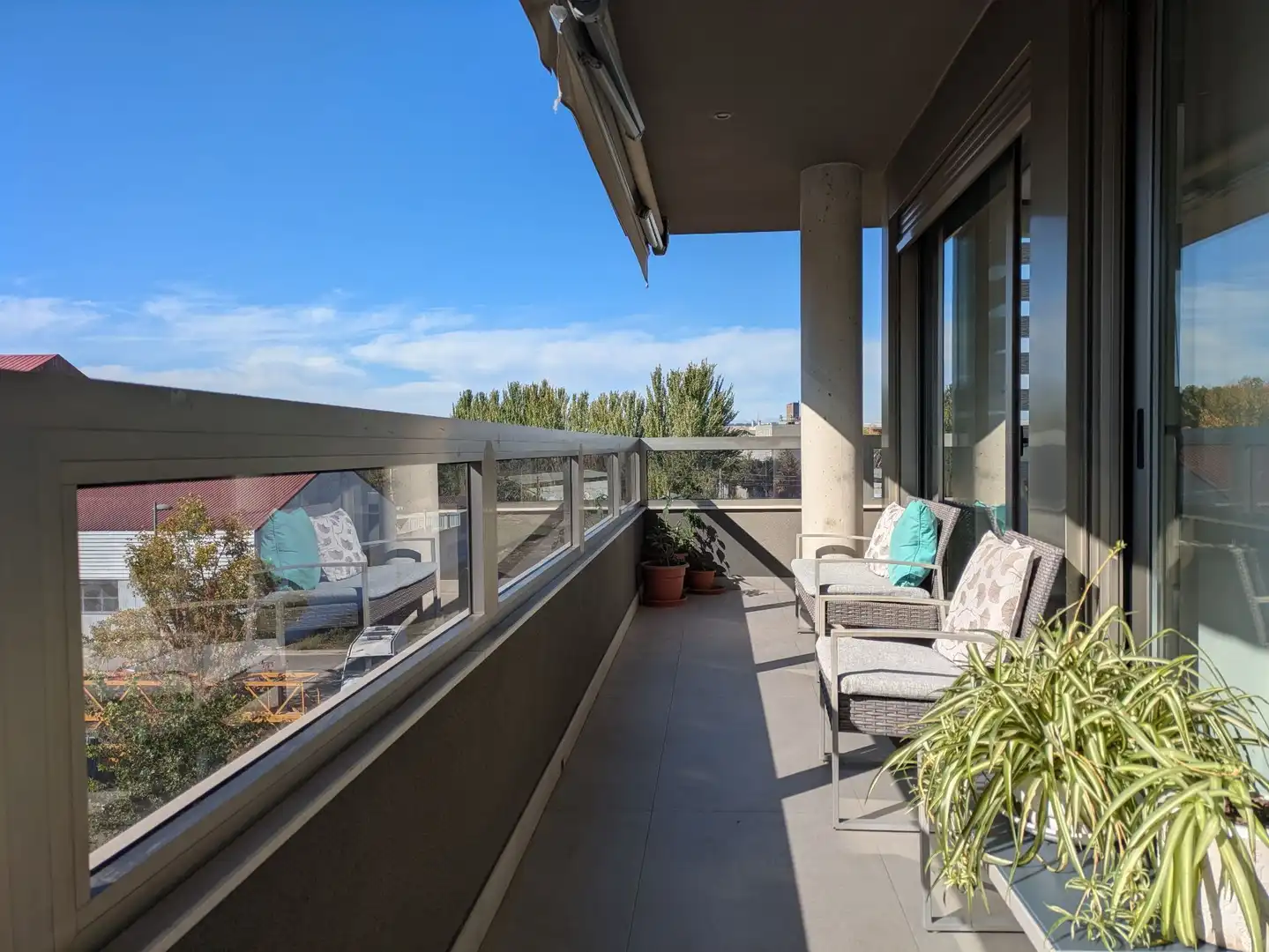 Terrasse von Wohnung zum Verkauf in Monzón mit Klimaanlage, Heizung und Terrasse