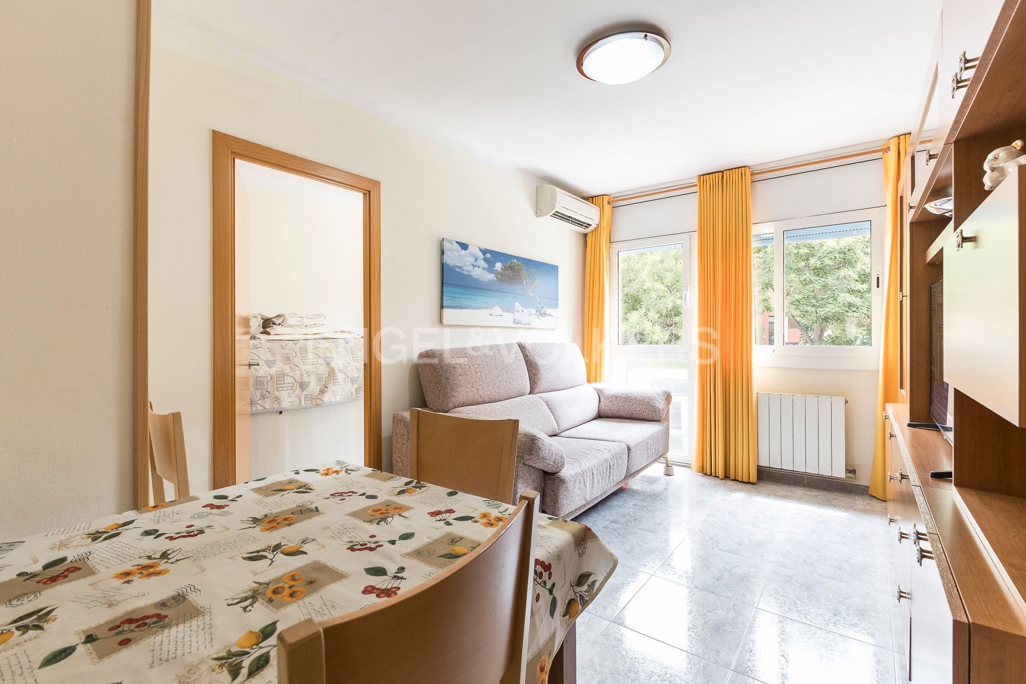 Bedroom of Apartment for sale in  Barcelona Capital  with Air Conditioner, Heating and Furnished