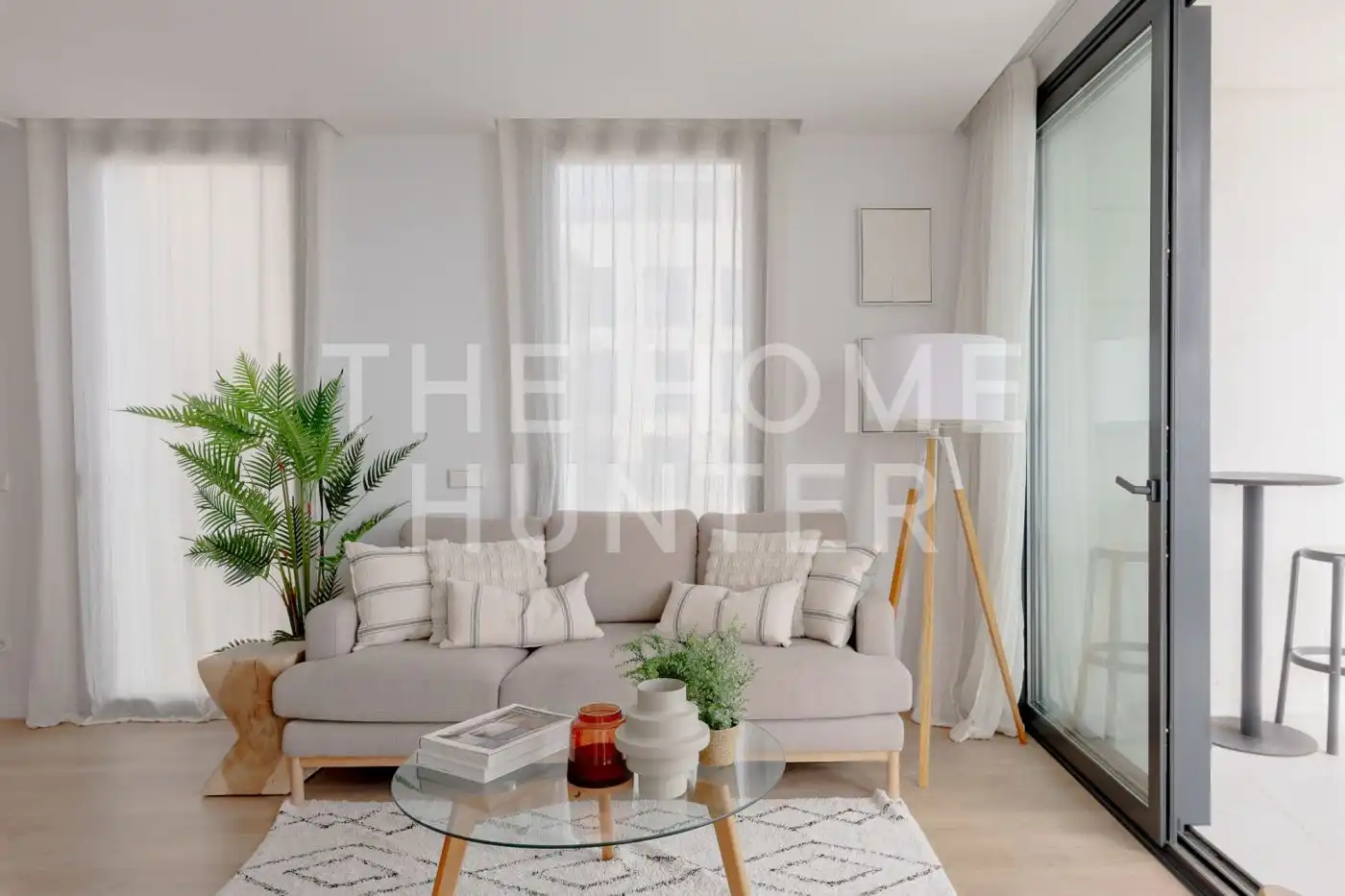 Wohnzimmer von Wohnung zum Verkauf in L'Escala mit Klimaanlage, Heizung und Terrasse
