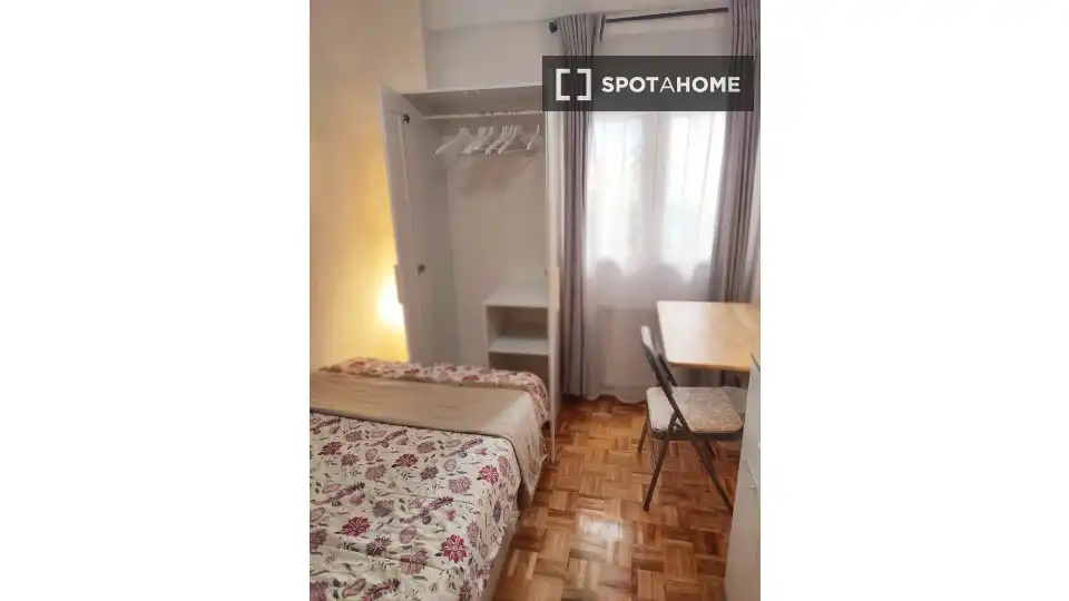 Habitación de Piso de alquiler en Madrid con Aire acondicionado, Calefacción y Amueblado