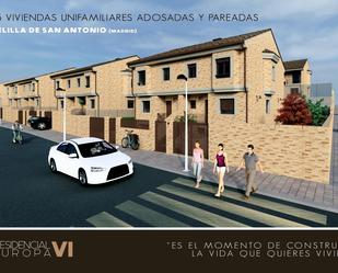 Exterior view of Single-family semi-detached for sale in Velilla de San Antonio  with Heating, Private garden and Parquet flooring