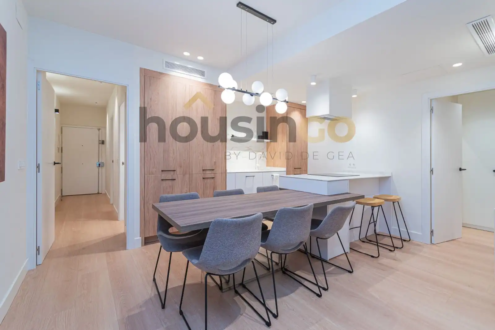 Esszimmer von Wohnung zum Verkauf in Madrid mit Klimaanlage, Heizung und Parkett