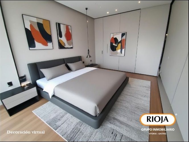 Bedroom of Flat for sale in Vitoria - Gasteiz  with Heating, Terrace and Storage room