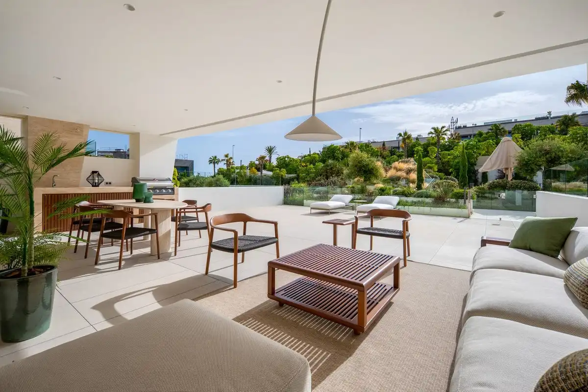 Terrace of Duplexes for sale in Marbella  with Storage room
