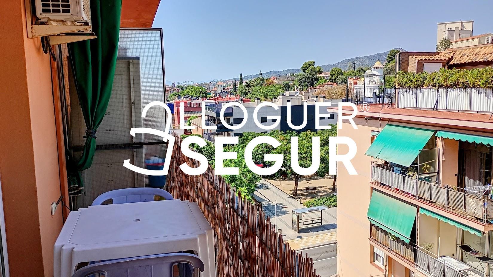 Balcony of Flat to rent in Sant Joan Despí  with Air Conditioner, Heating and Furnished