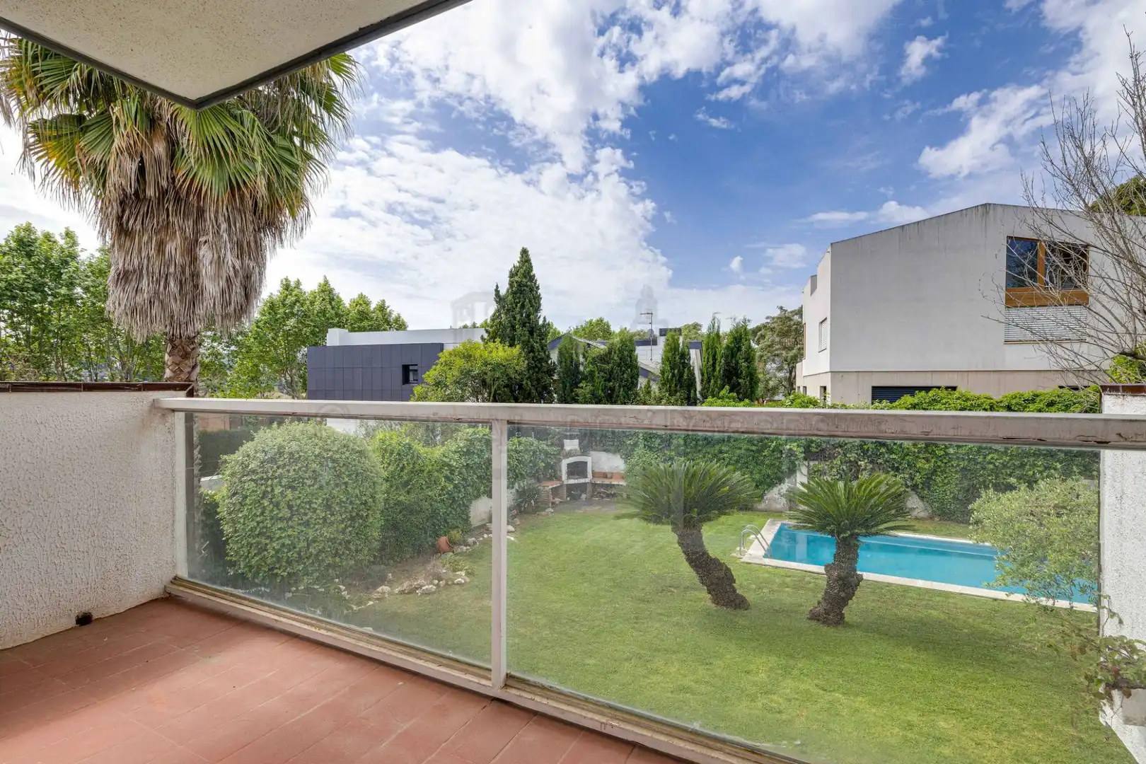 Terraza de Casa o chalet en venta en Sant Cugat del Vallès con Calefacción, Jardín privado y Parquet