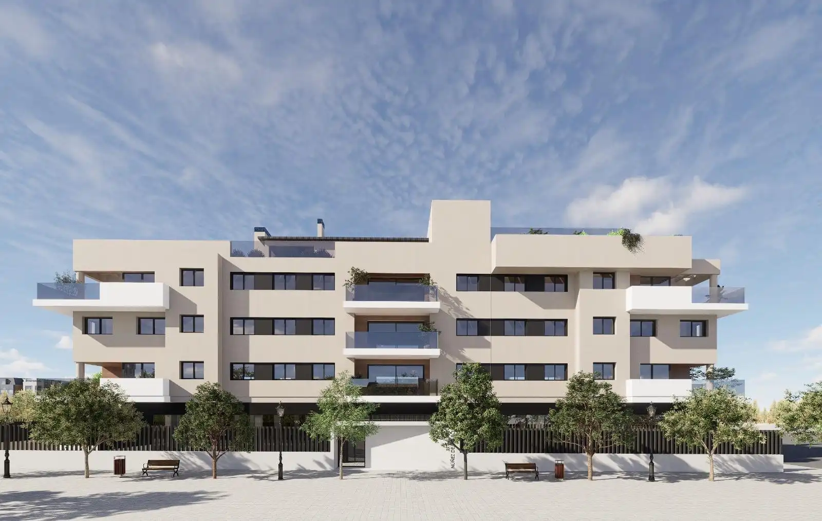 Exterior view of Flat for sale in Murcia  with Air Conditioner, Heating and Terrace