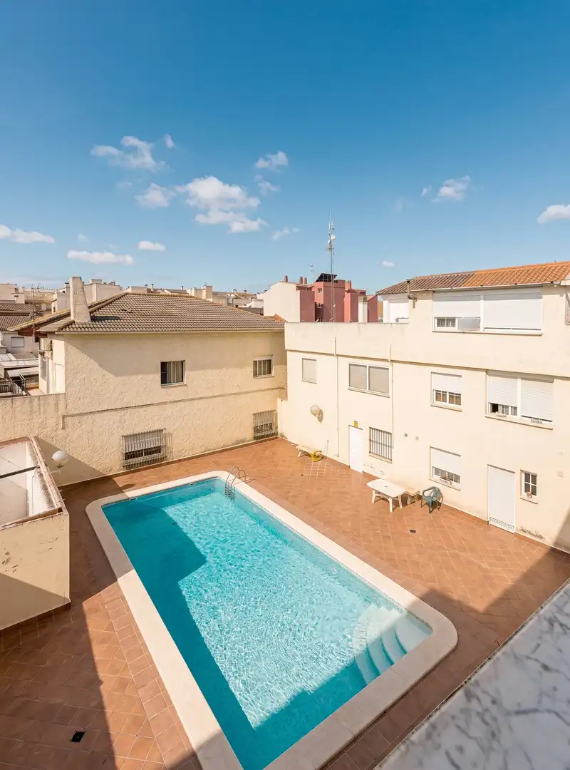 Vista exterior de Dúplex en venda en Murcia amb Aire condicionat, Jardí privat i Terrassa