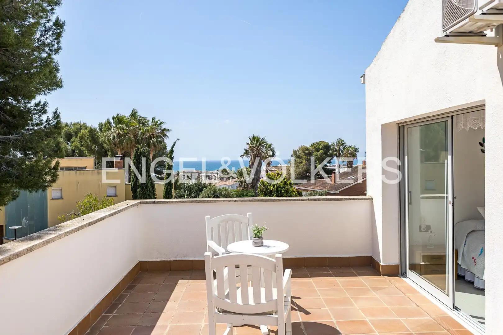 Terraza de Casa o chalet en venta en Calafell con Aire acondicionado, Calefacción y Jardín privado