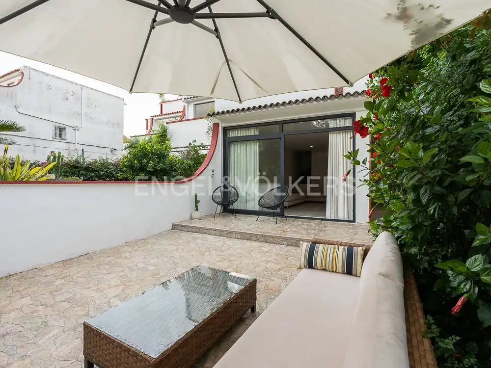 Terrace of Houses for rent in Valencia  with Air Conditioner, Heating and Private garden