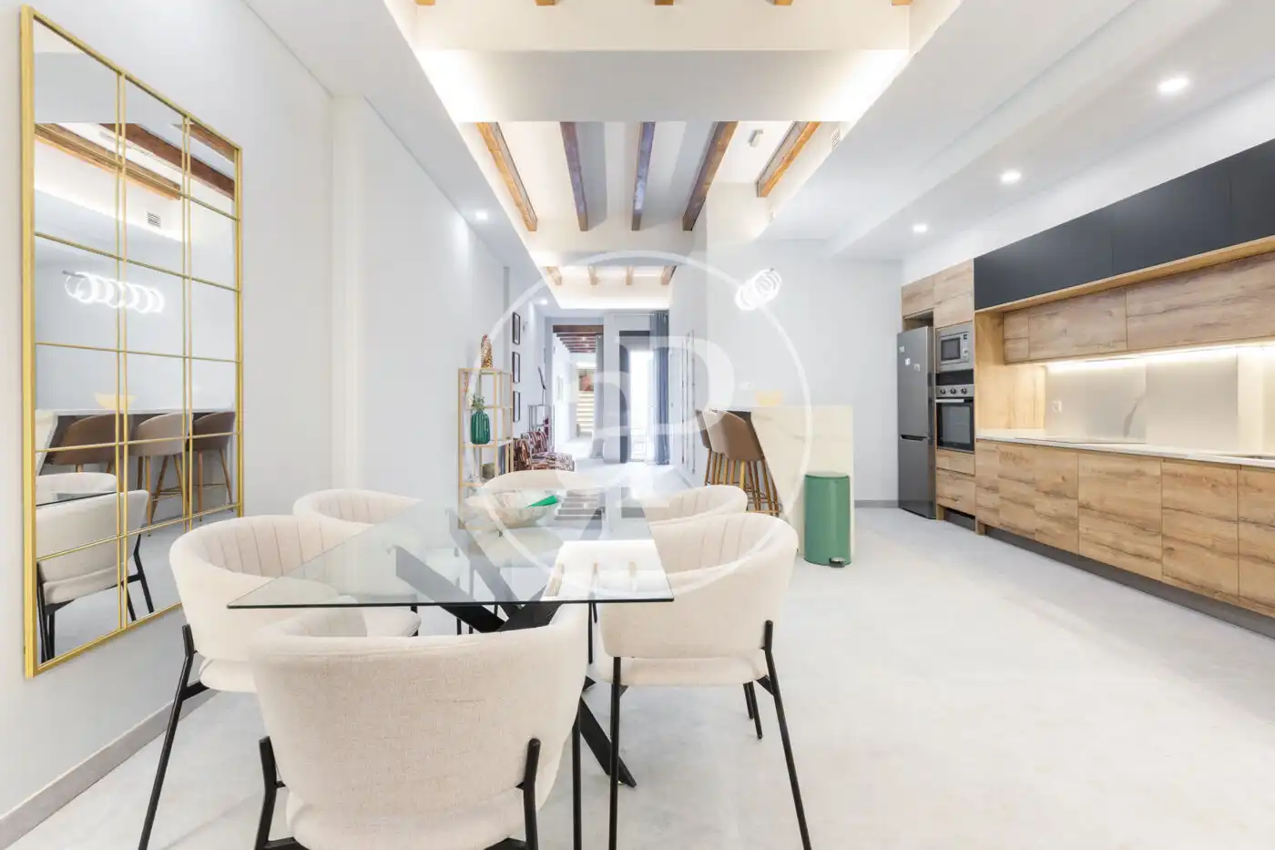 Esszimmer von Maisonette zum Verkauf in Valencia mit Klimaanlage, Heizung und Privatgarten