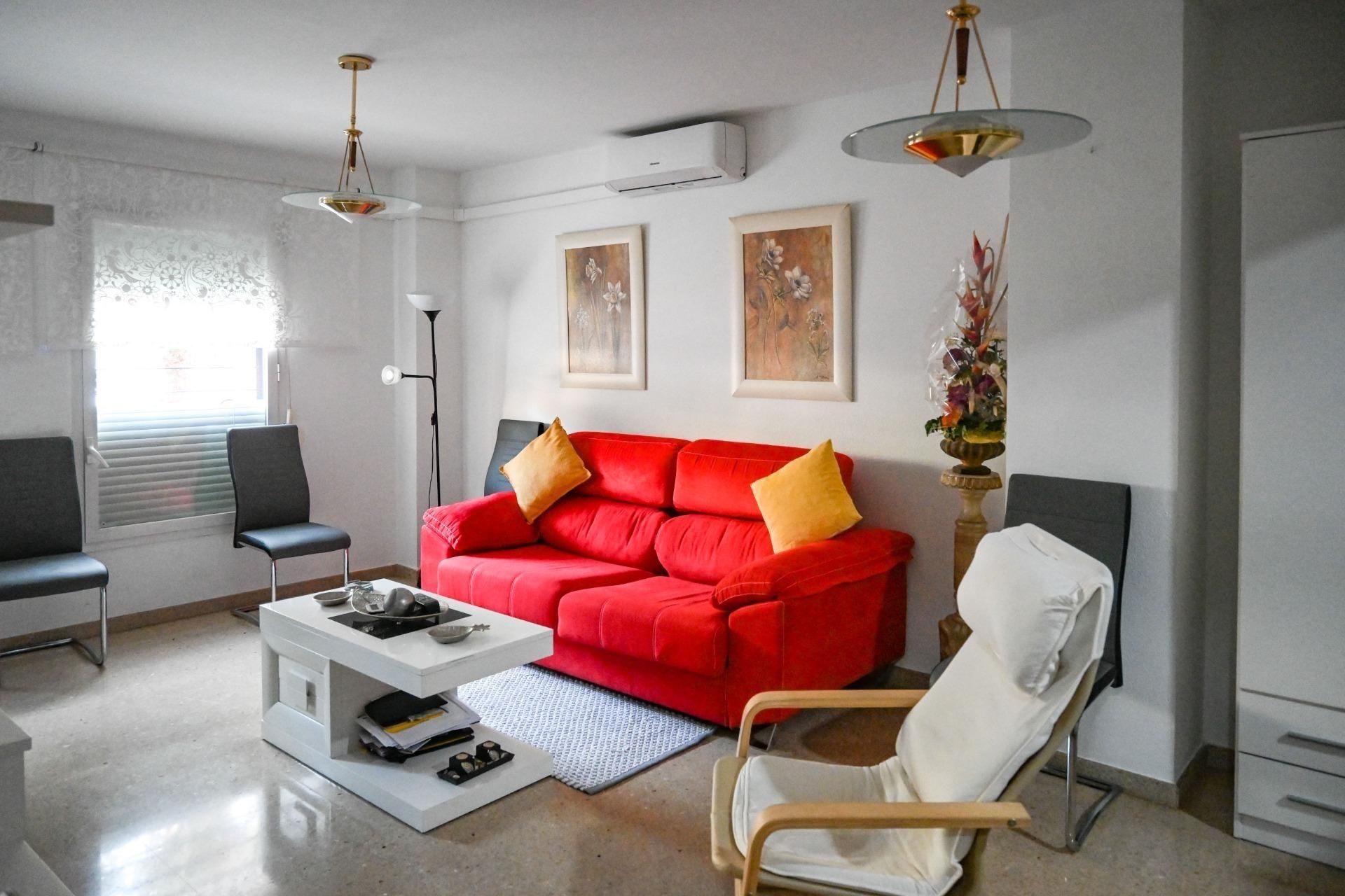 Wohnzimmer von Wohnung zur Miete in Xirivella mit Klimaanlage, Heizung und Abstellraum