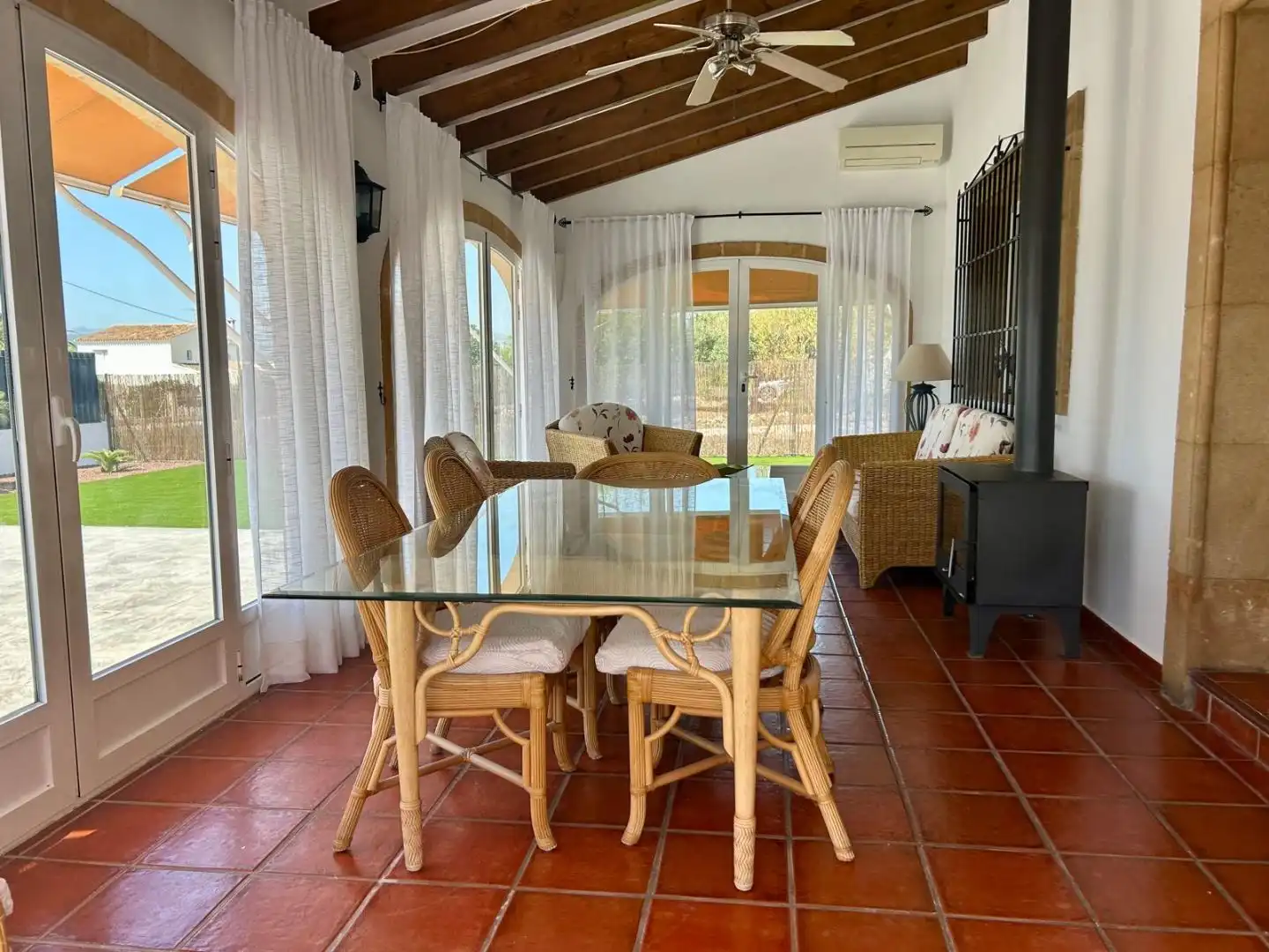 Dining room of Houses for rent in Jávea / Xàbia  with Air Conditioner and Terrace