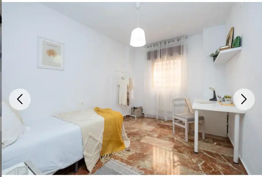 Bedroom of Flat for sale in Granada  with Air Conditioner and Terrace