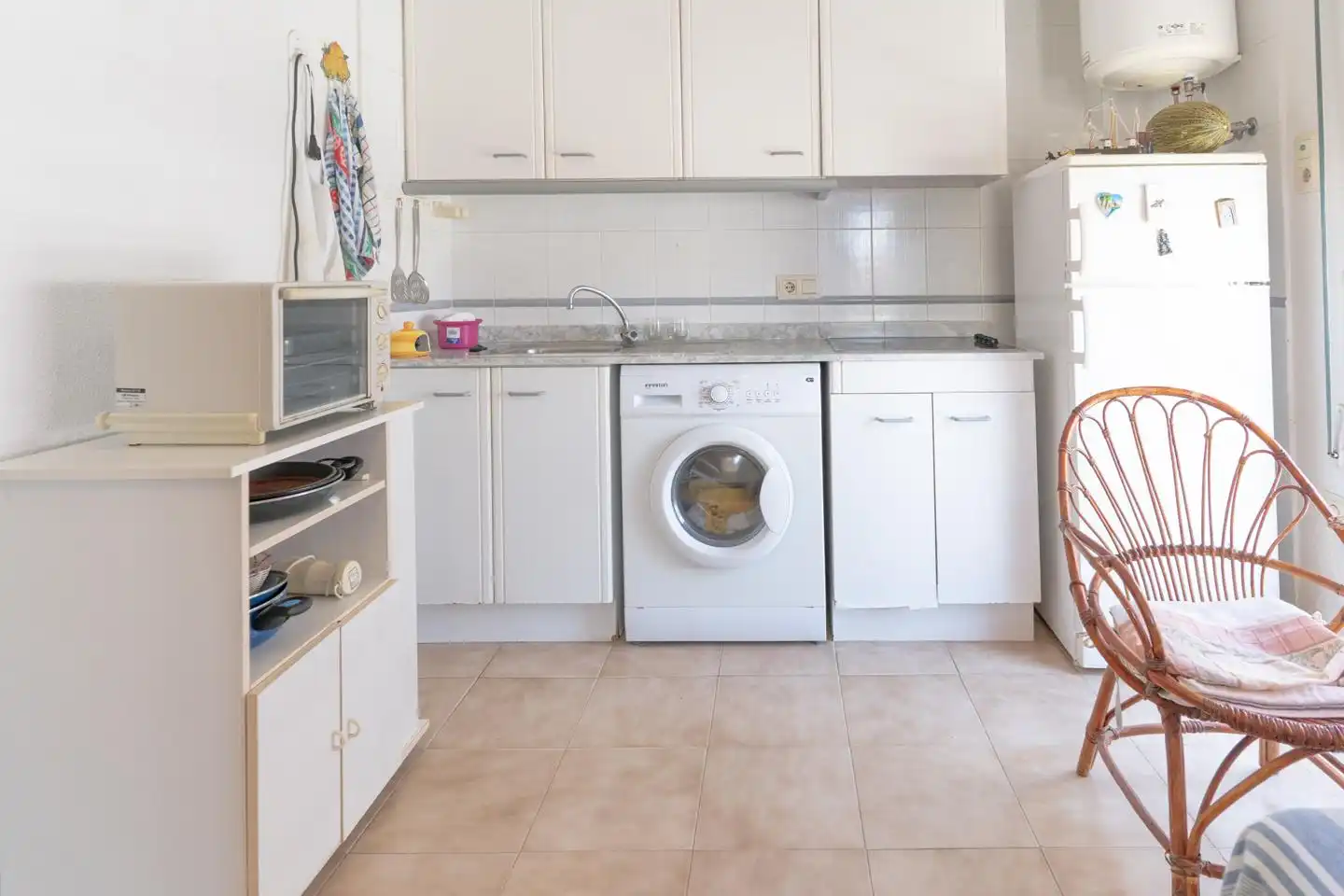 Kitchen of Flat for sale in Santa Pola  with Air Conditioner, Terrace and Swimming Pool