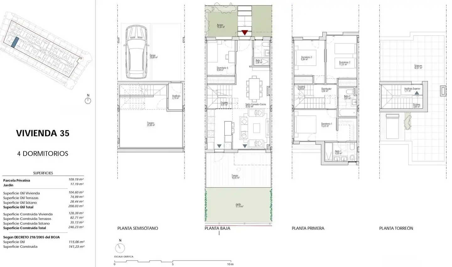 Reihenhaus mit Pool zum Verkauf in Churriana, imagen 15