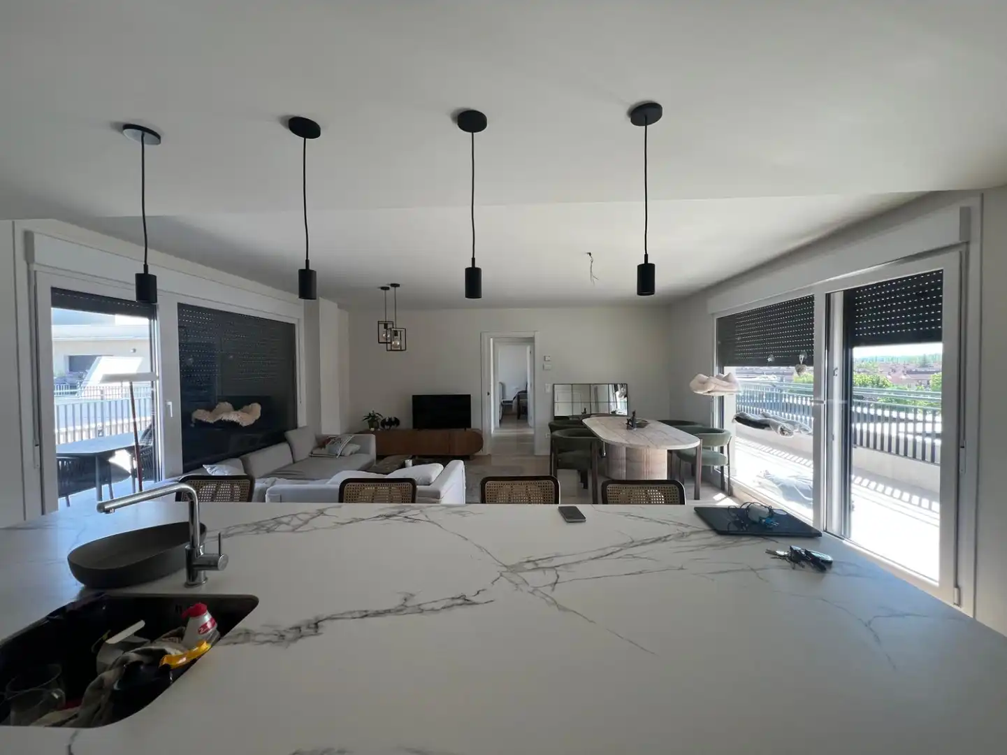 Dining room of Flat for sale in Lardero  with Heating, Private garden and Parquet flooring
