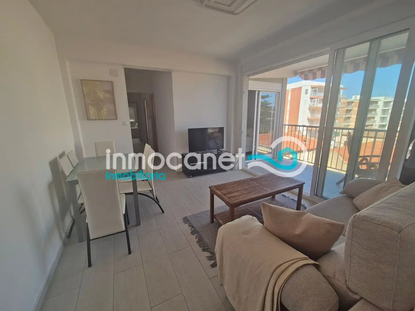 Sala de estar de Apartamento en venta en Piles con Aire acondicionado, Terraza y Amueblado